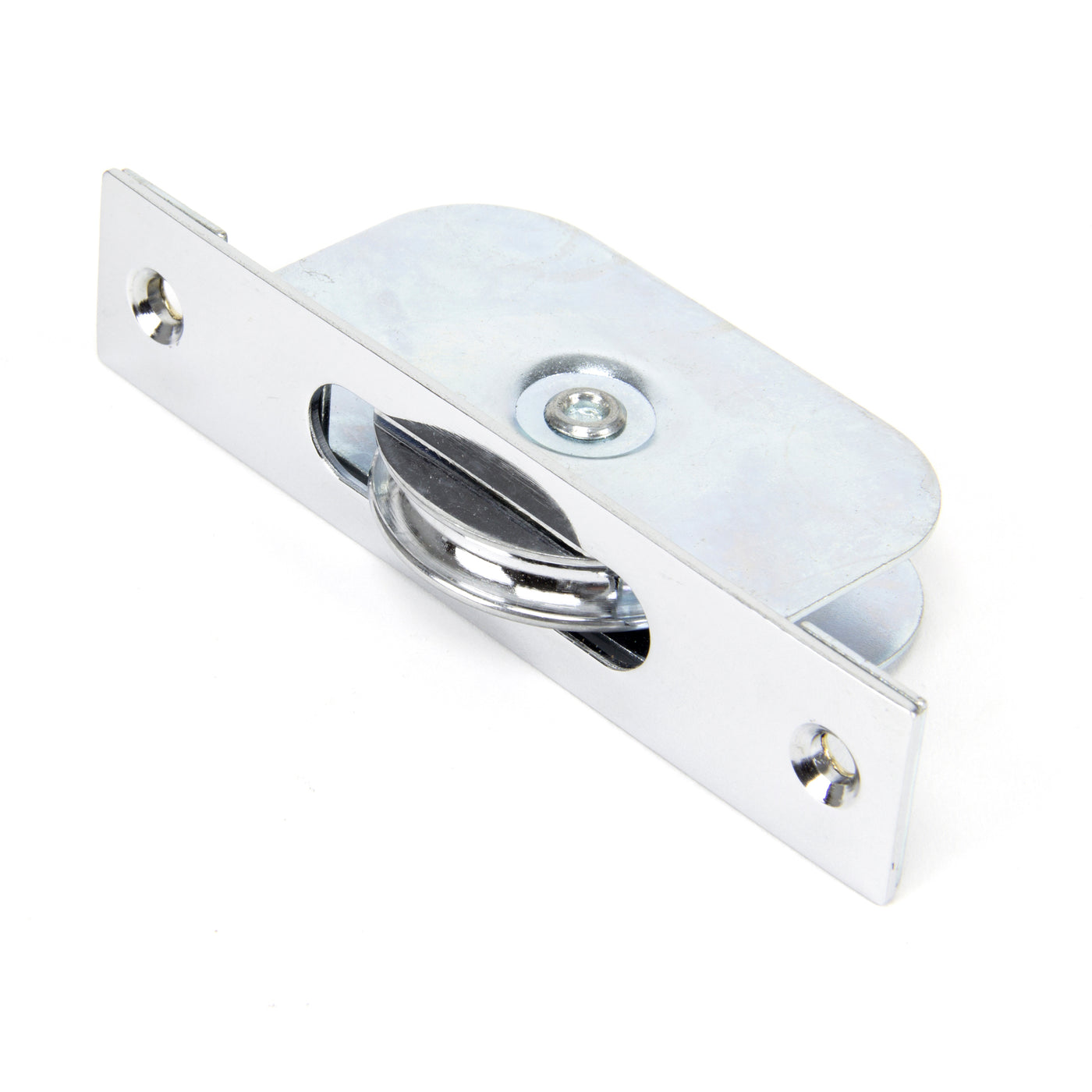 From The Anvil 83894 - Polished Chrome Square Ended Sash Pulley 75kg  #finish_polished-chrome