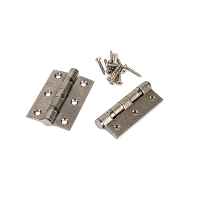 From The Anvil 90026 - Pewter 3" Ball Bearing Butt Hinge (Pair) ss