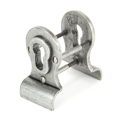 From The Anvil 90040 - Pewter 50mm Euro Door Pull (Back to Back fixings)  #finish_pewter-patina