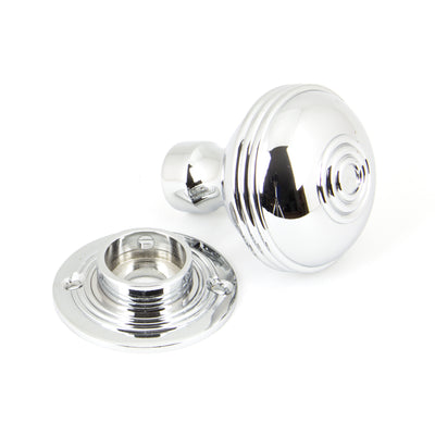 From The Anvil 90274 - Polished Chrome 50mm Prestbury Mortice/Rim Knob Set