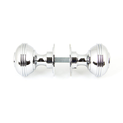 From The Anvil 90274 - Polished Chrome 50mm Prestbury Mortice/Rim Knob Set