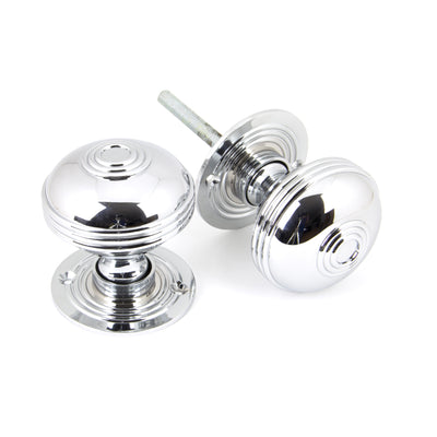 From The Anvil 90275 - Polished Chrome 63mm Prestbury Mortice/Rim Knob Set #finish_polished-chrome