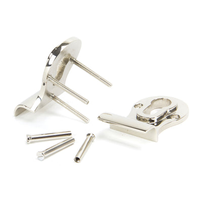 From The Anvil 90282 - Polished Nickel 50mm Euro Door Pull (Back to Back fixings) #finish_polished-nickel