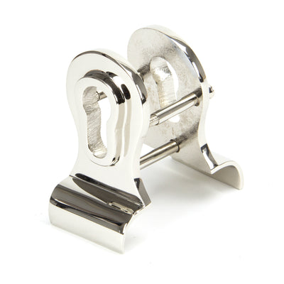 From The Anvil 90282 - Polished Nickel 50mm Euro Door Pull (Back to Back fixings)  #finish_polished-nickel