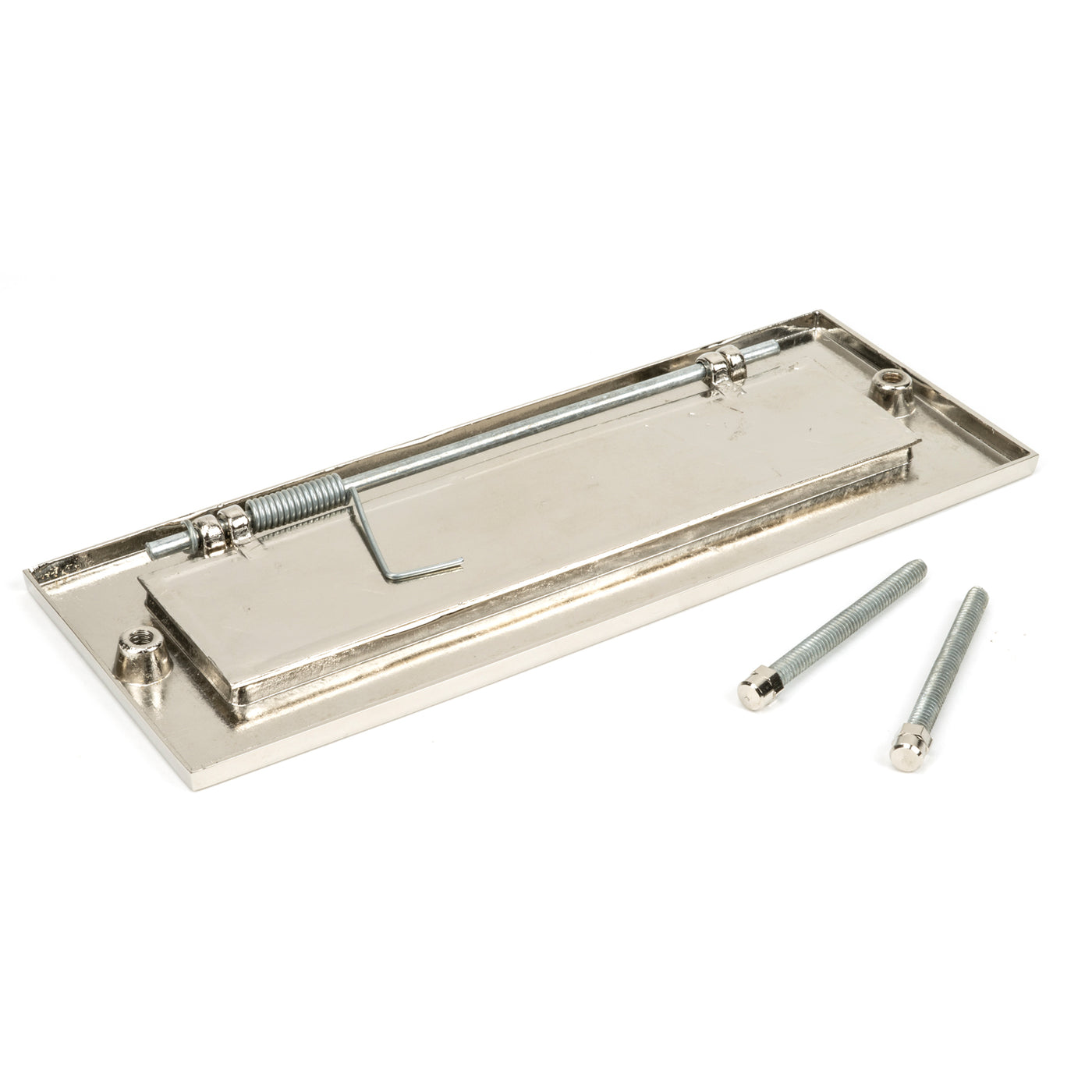 From The Anvil 90289 - Polished Nickel Small Letter Plate