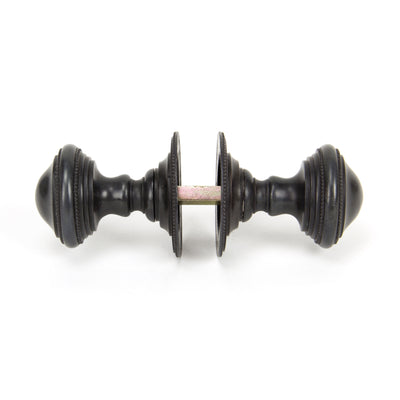 From The Anvil 90295 - Aged Bronze Brockworth Mortice Knob Set #finish_aged-bronze