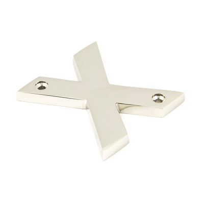 From The Anvil 90303X - Polished Nickel Letter X #finish_polished-nickel