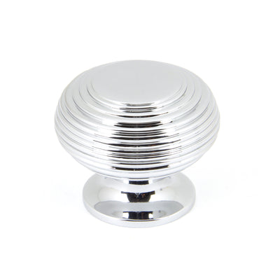 From The Anvil 90336 - Polished Chrome Beehive Cabinet Knob 40mm #finish_polished-chrome