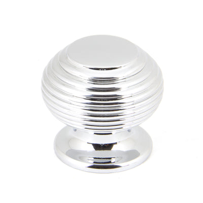 From The Anvil 90337 - Polished Chrome Beehive Cabinet Knob 30mm #finish_polished-chrome