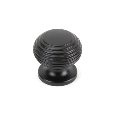 From The Anvil 90339 - Aged Bronze Beehive Cabinet Knob 30mm #finish_aged-bronze