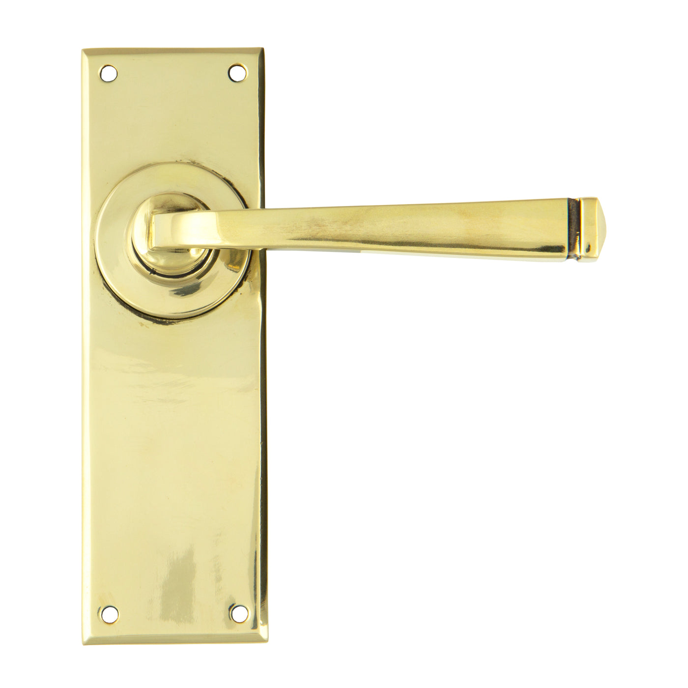 From The Anvil 90362 - Aged Brass Avon Lever Latch Set #finish_aged-brass