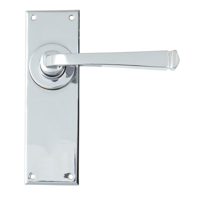 From The Anvil 90363 - Polished Chrome Avon Lever Latch Set #finish_polished-chrome