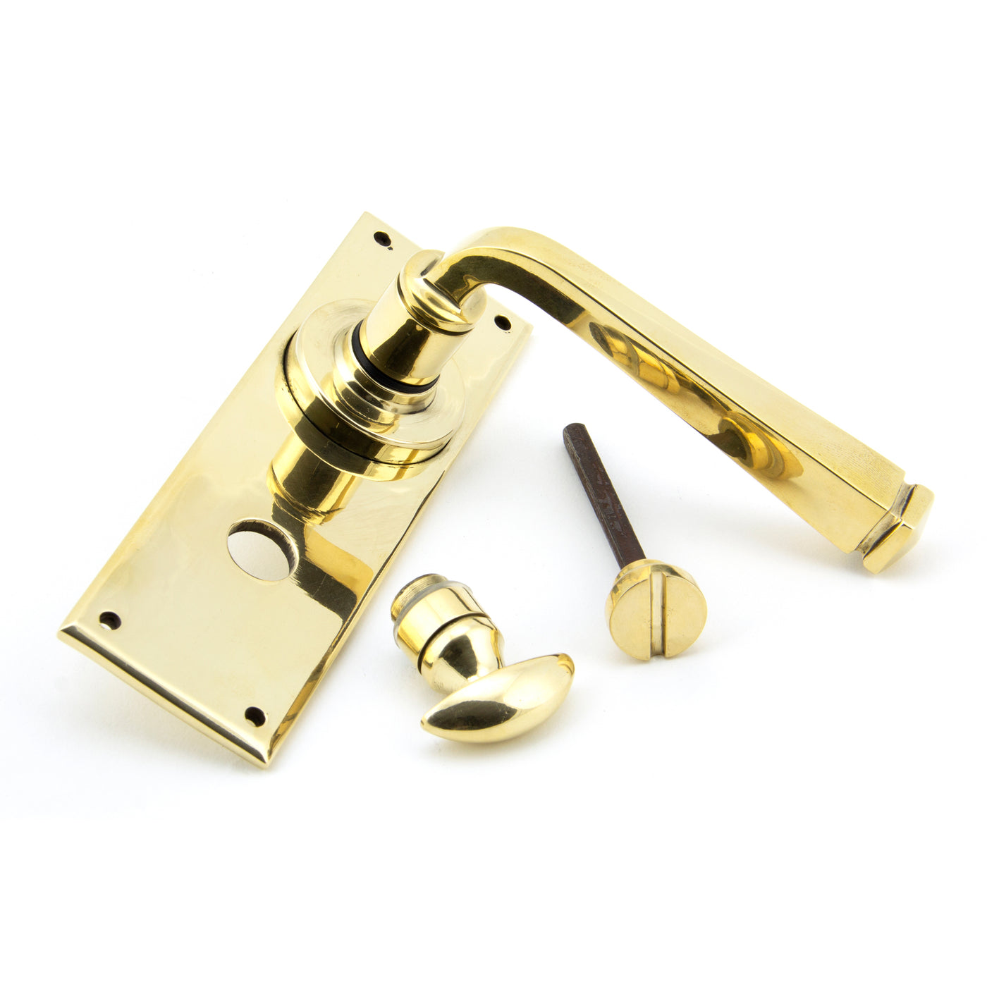 From The Anvil 90366 - Aged Brass Avon Lever Bathroom Set