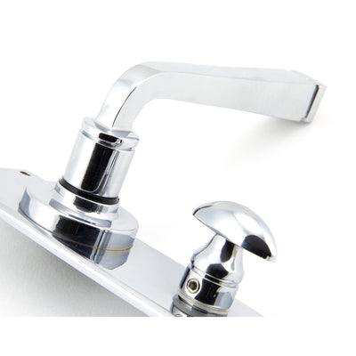 From The Anvil 90367 - Polished Chrome Avon Lever Bathroom Set