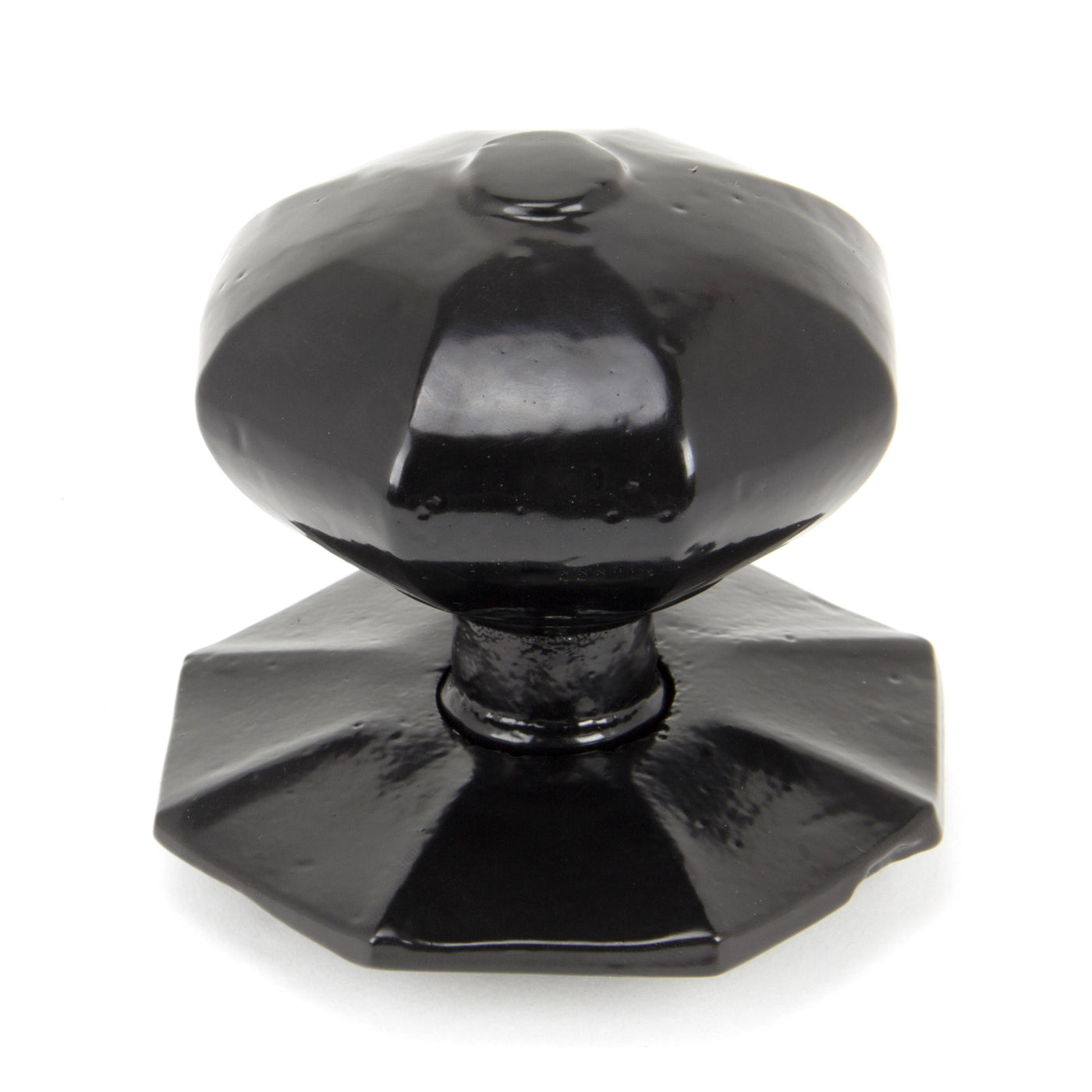 From The Anvil 90382 - Black Octagonal Centre Door Knob - Internal  #finish_black-internal