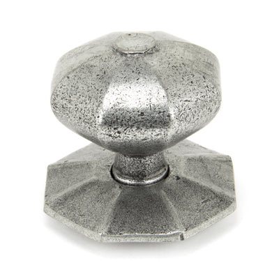 From The Anvil 90383 - Pewter Octagonal Centre Door Knob - Internal  #finish_pewter-patina-internal