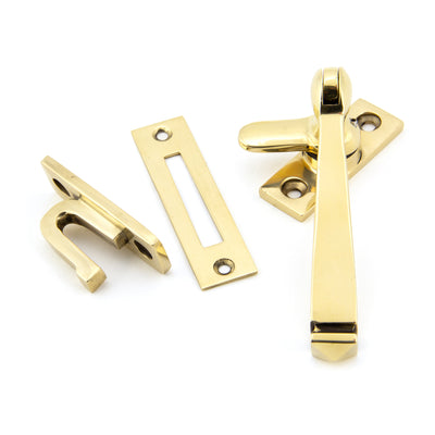 From The Anvil 90407 - Aged Brass Locking Avon Fastener #finish_aged-brass