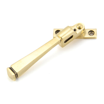 From The Anvil 90411 - Aged Brass Night-Vent Locking Avon Fastener