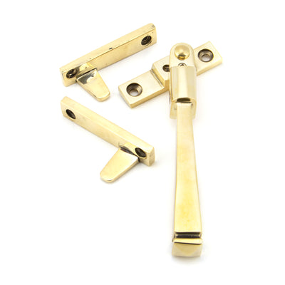 From The Anvil 90411 - Aged Brass Night-Vent Locking Avon Fastener #finish_aged-brass