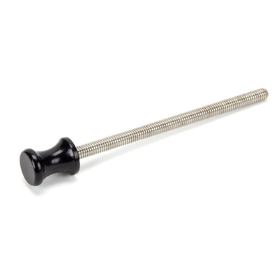 From The Anvil 90436 - Black ended SS M6 110mm Threaded Bar #finish_black