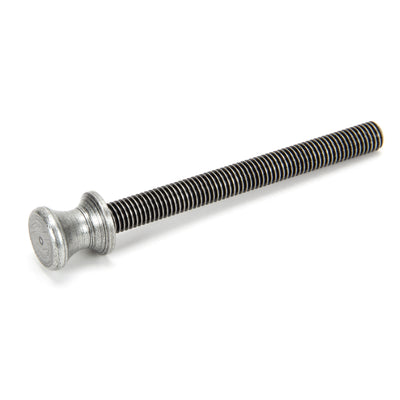 From The Anvil 90440 - Pewter ended SS M10 110mm Threaded Bar #finish_pewter-patina