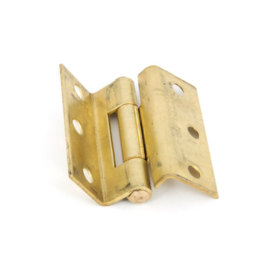 From The Anvil 91044 - Self Coloured Brass 2½" (pair) Stormproof Hinge 1951  #finish_self-colour-brass