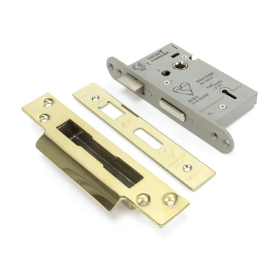 From The Anvil 91056 - PVD 2½" BS Heavy Duty Sash Lock #finish_pvd-brass