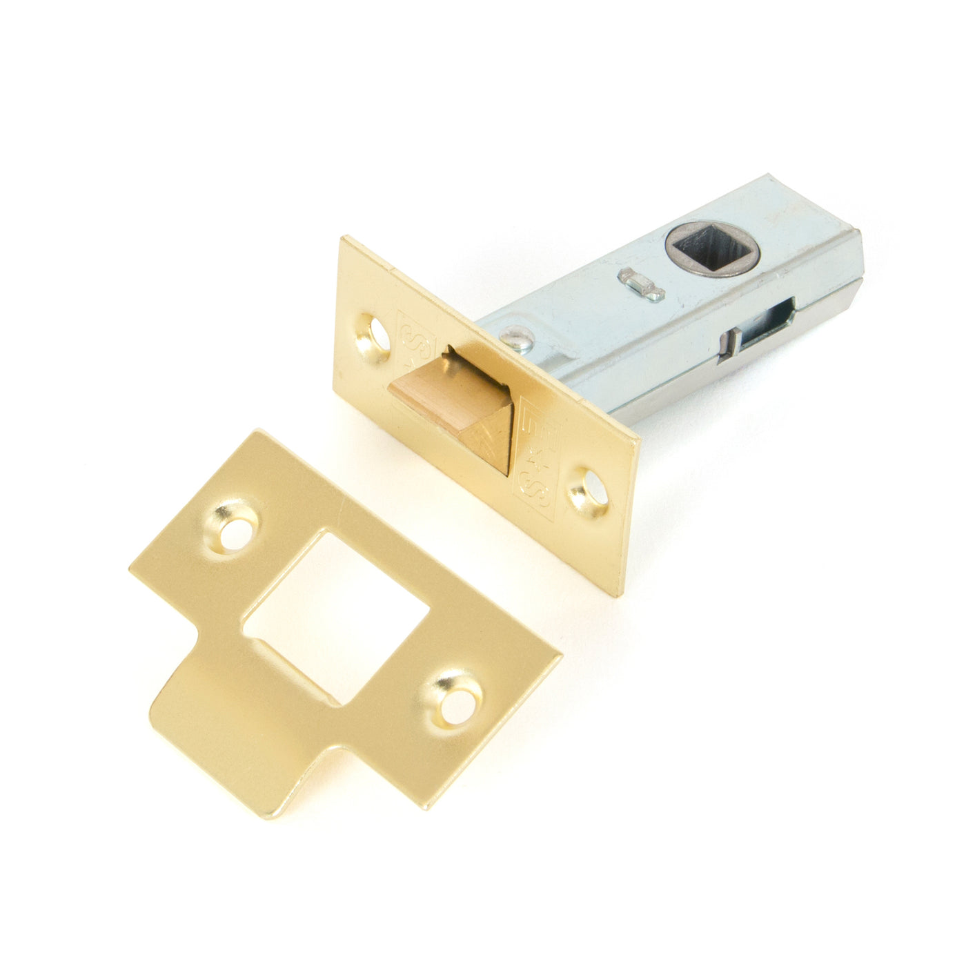 From The Anvil 91078 - Electro Brassed 2½" Tubular Mortice Latch #finish_electro-brass