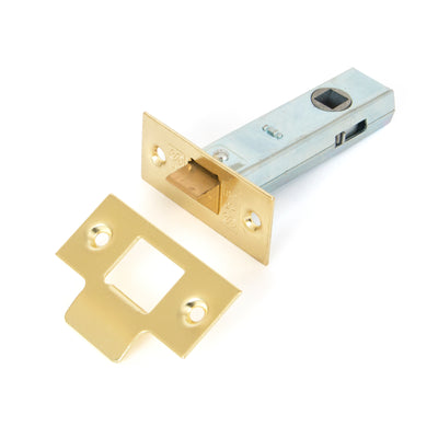 From The Anvil 91081 - Electro Brassed 3" Tubular Mortice Latch #finish_electro-brass