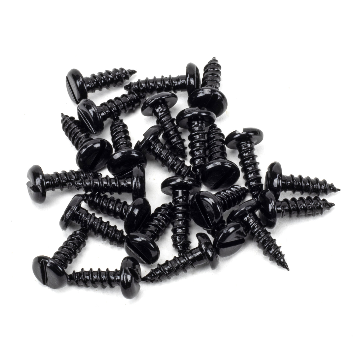 From The Anvil 91163 - Black 8x½" Round Head Screws (25) #finish_black