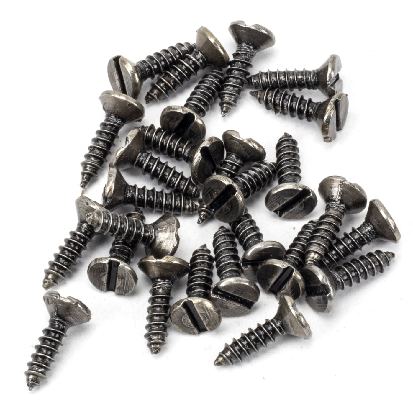 From The Anvil 91189 - Pewter 6x½" Countersunk Screws (25) #finish_pewter-patina