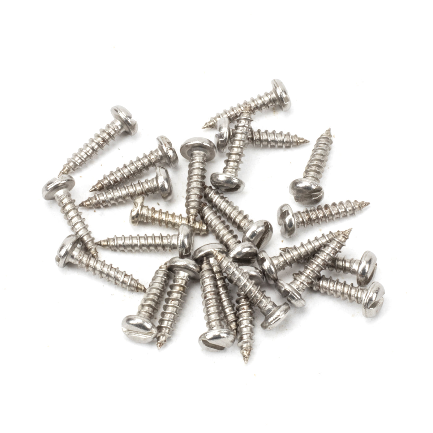 From The Anvil 91241 - Stainless Steel 4x½" Round Head Screws (25) #finish_stainless-steel