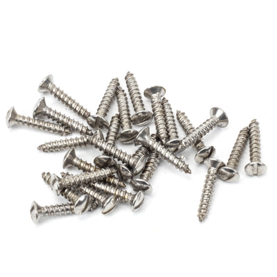 From The Anvil 91243 - Stainless Steel 4x¾" Countersunk Raised Head Screws (25) #finish_stainless-steel