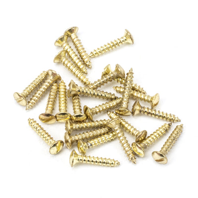 From The Anvil 91262 - Polished Brass SS 4x¾" Countersunk Raised Head Screws (25) #finish_polished-brass