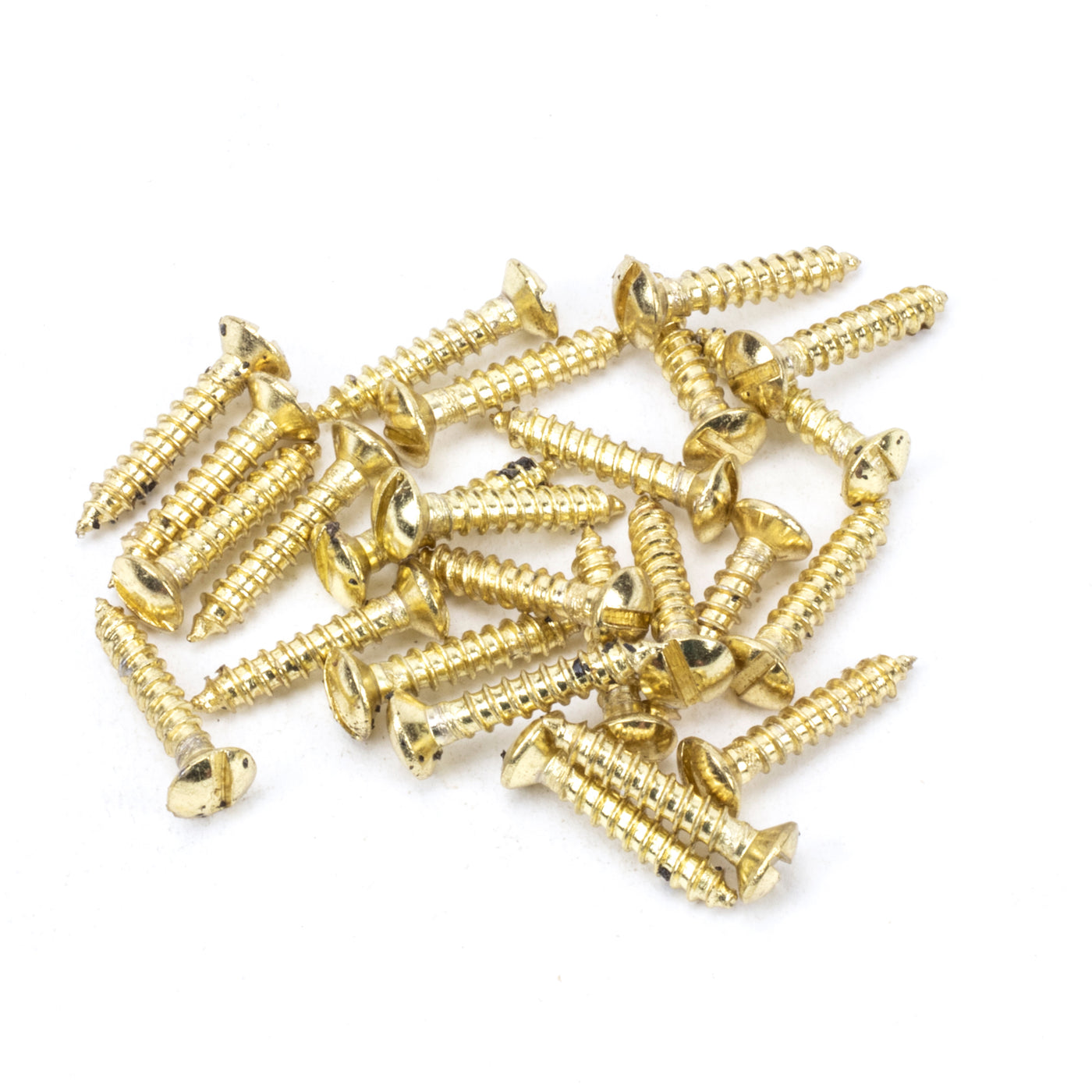 From The Anvil 91264 - Polished Brass SS 6x¾" Countersunk Raised Head Screws (25) #finish_polished-brass