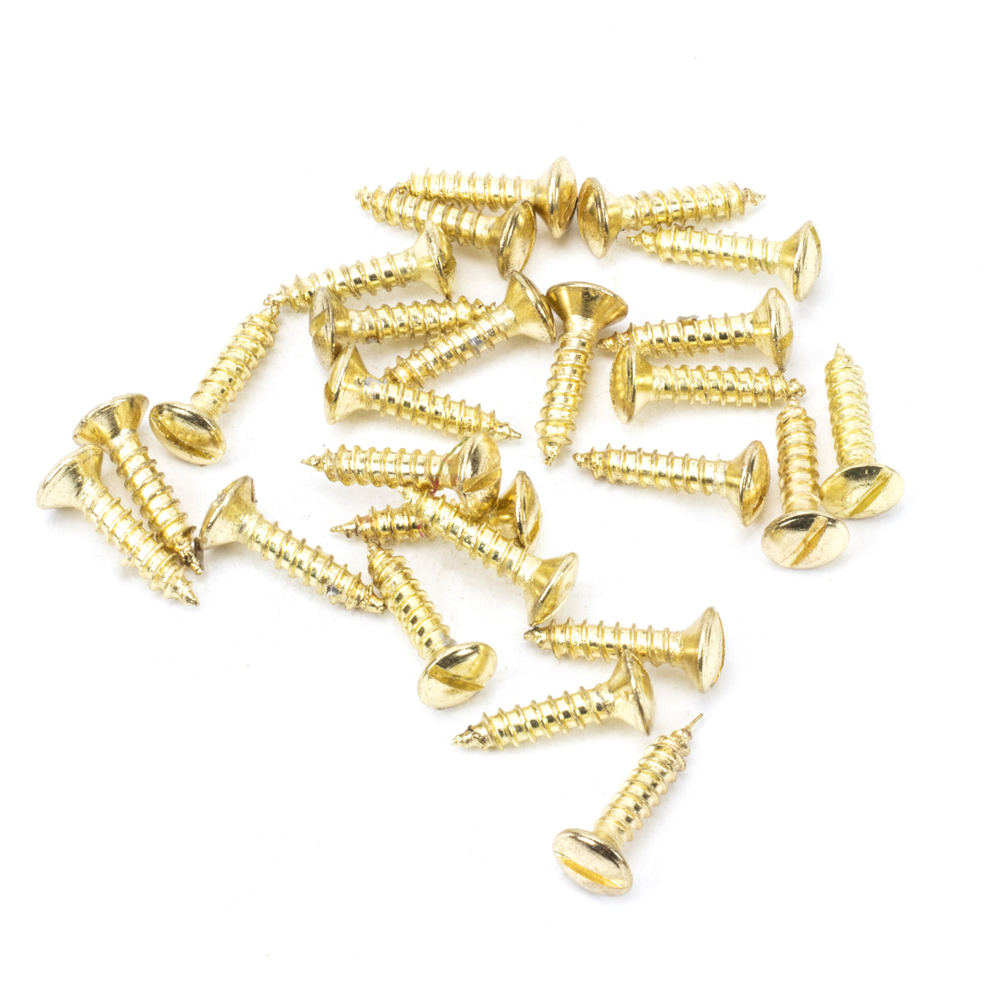 From The Anvil 91266 - Polished Brass SS 8x¾" Countersunk Raised Head Screws (25) #finish_polished-brass