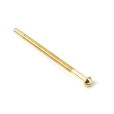 From The Anvil 91270 - Polished Brass M5 x 90mm Male Bolt (1) #finish_polished-brass