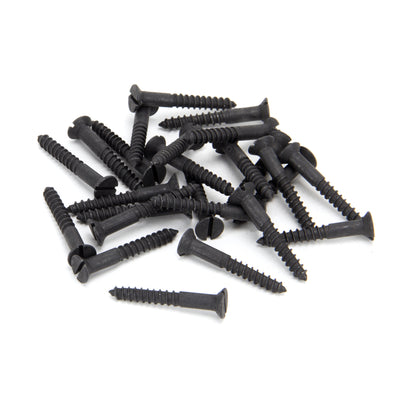 From The Anvil 91290 - Black 8x1¼" Countersunk Screws (25) #finish_black