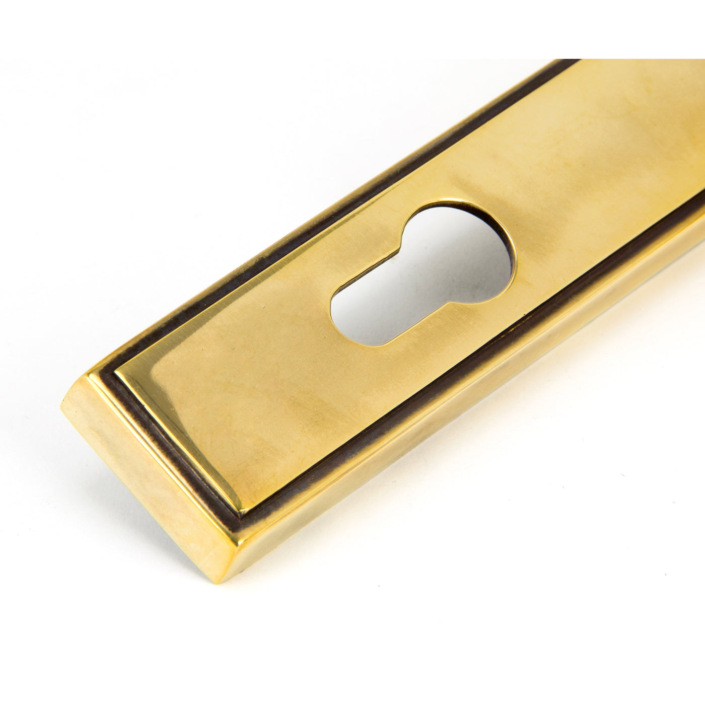 From The Anvil 91413 - Aged Brass Newbury Slimline Lever Espag. Lock Set