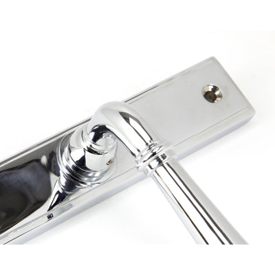 From The Anvil 91420 - Polished Chrome Newbury Slimline Lever Espag. Lock Set