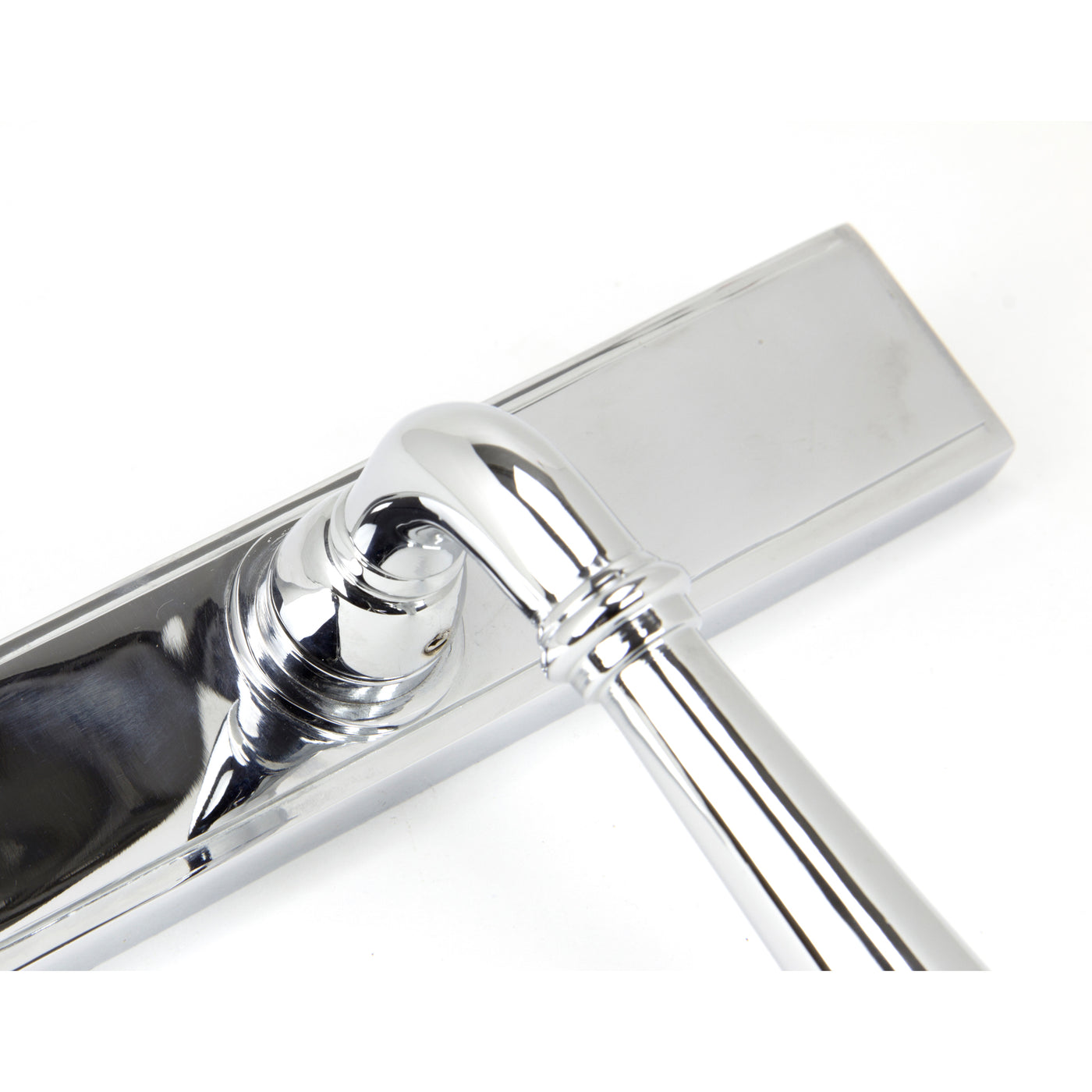 From The Anvil 91420 - Polished Chrome Newbury Slimline Lever Espag. Lock Set