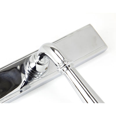 From The Anvil 91420 - Polished Chrome Newbury Slimline Lever Espag. Lock Set