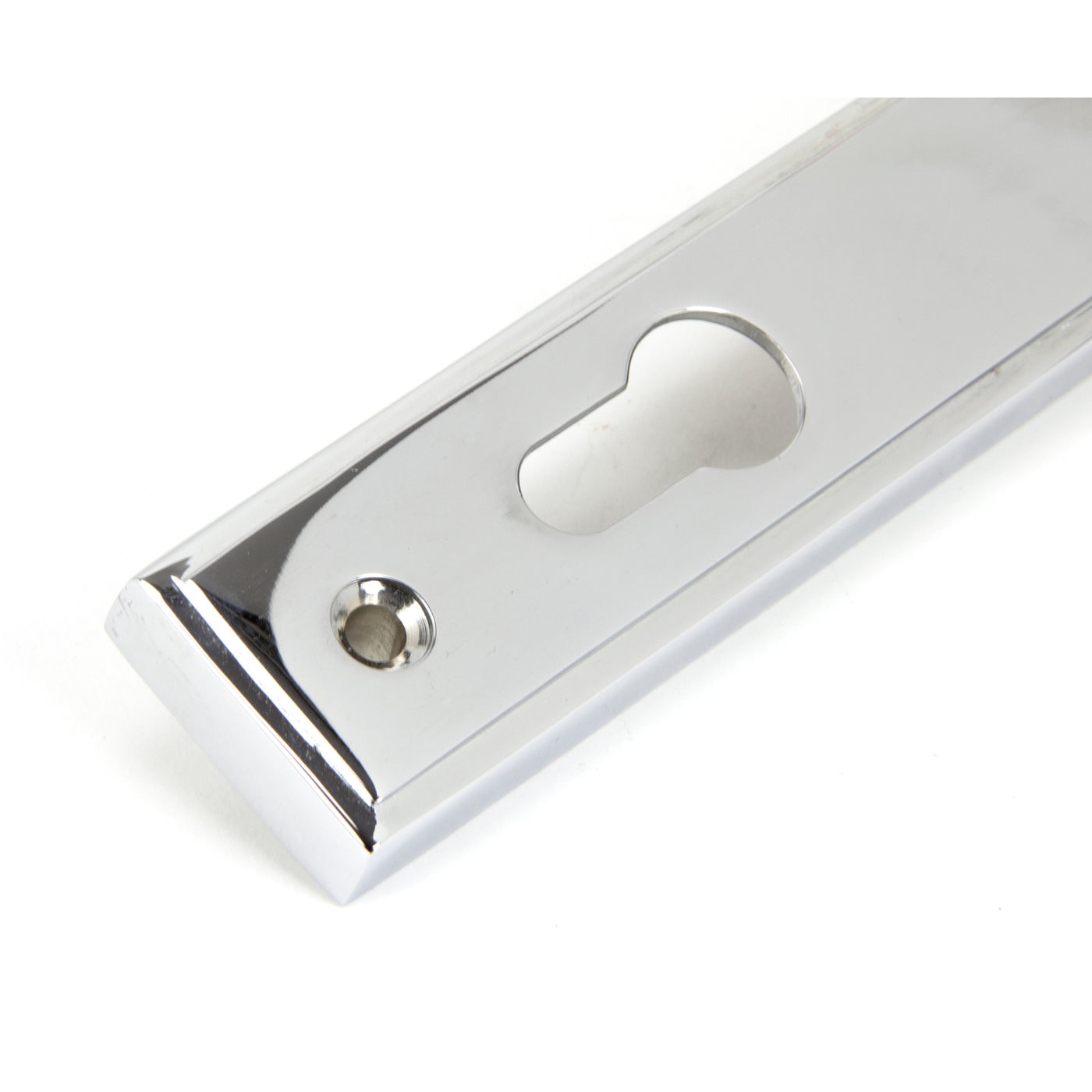 From The Anvil 91420 - Polished Chrome Newbury Slimline Lever Espag. Lock Set