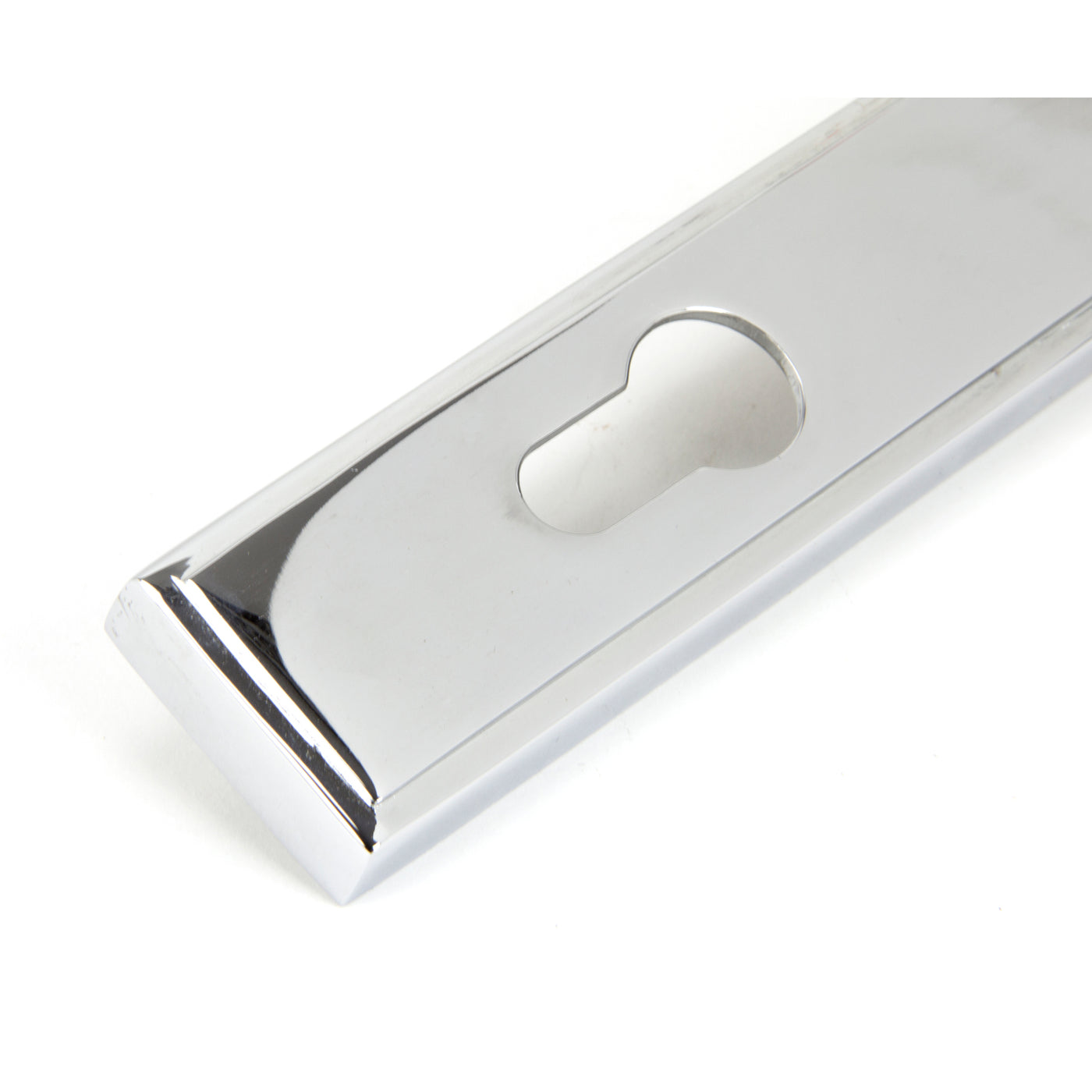 From The Anvil 91420 - Polished Chrome Newbury Slimline Lever Espag. Lock Set