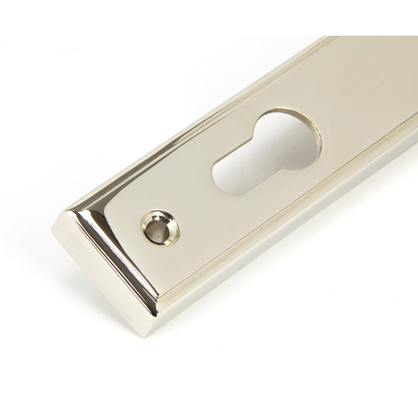 From The Anvil 91427 - Polished Nickel Newbury Slimline Lever Espag. Lock Set