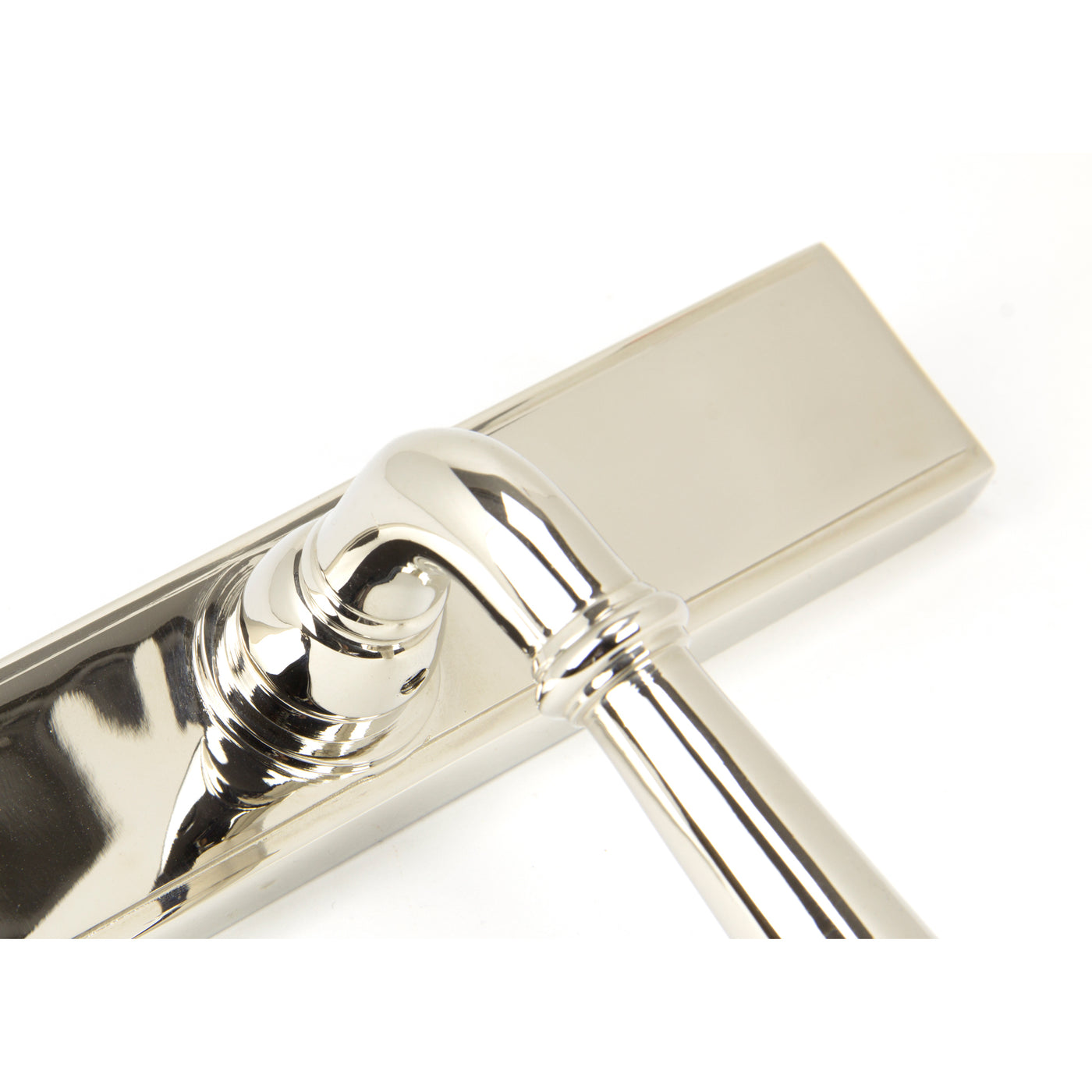 From The Anvil 91427 - Polished Nickel Newbury Slimline Lever Espag. Lock Set