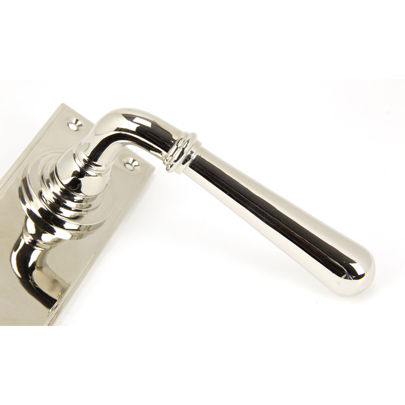 From The Anvil 91430 - Polished Nickel Newbury Lever Bathroom Set