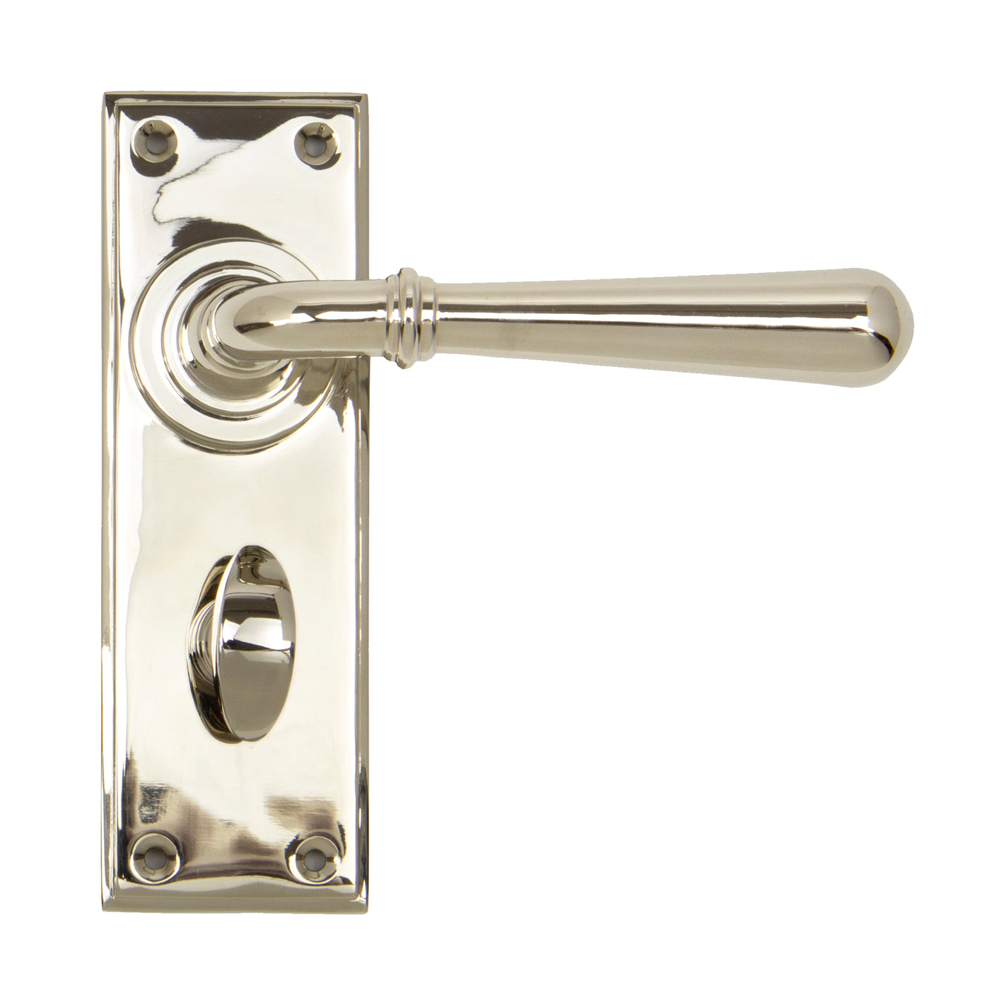 From The Anvil 91430 - Polished Nickel Newbury Lever Bathroom Set #finish_polished-nickel