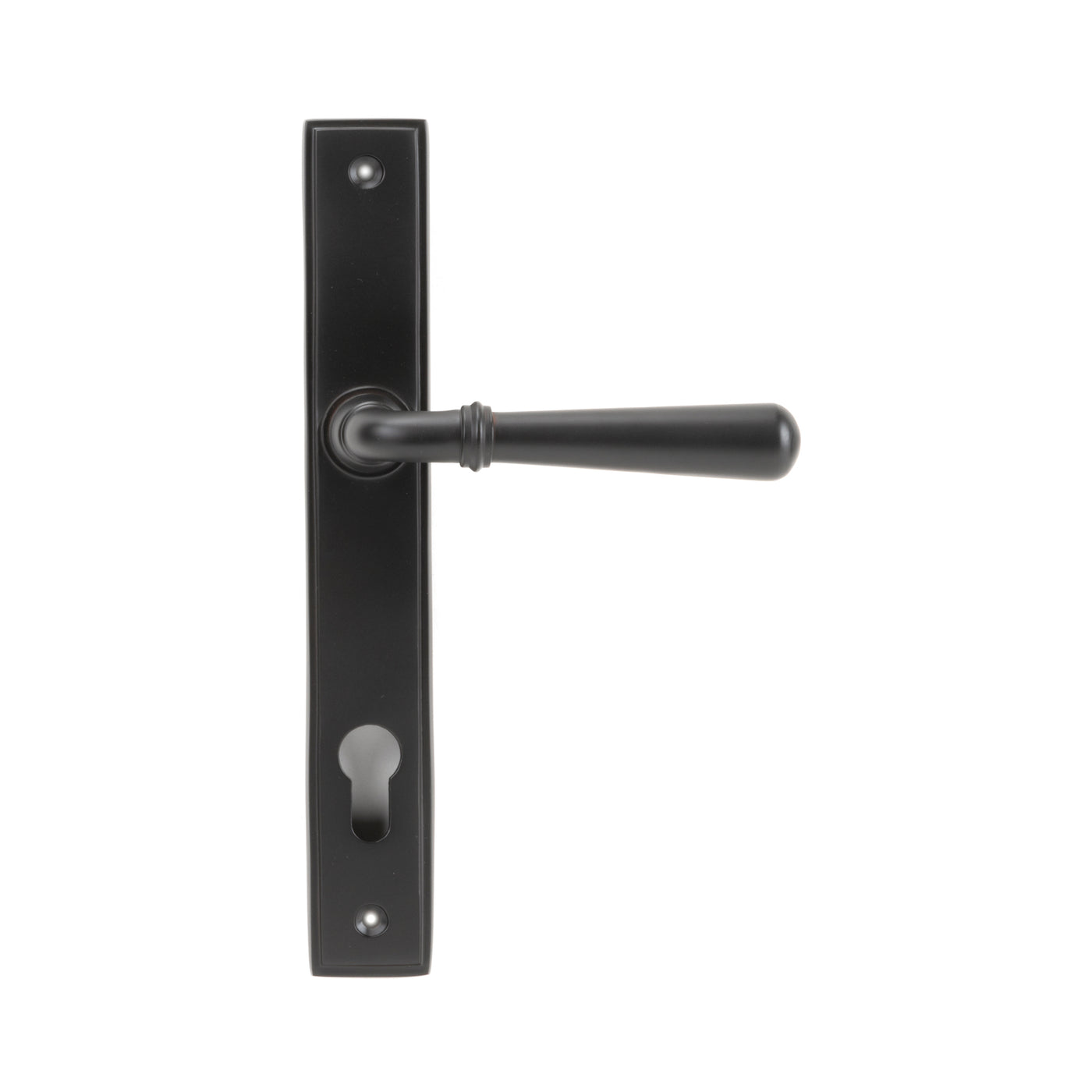 From The Anvil 91434 - Aged Bronze Newbury Slimline Lever Espag. Lock Set #finish_aged-bronze