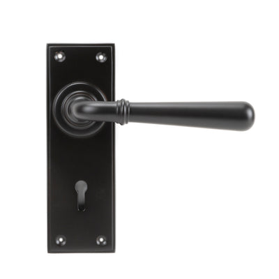 From The Anvil 91435 - Aged Bronze Newbury Lever Lock Set #finish_aged-bronze